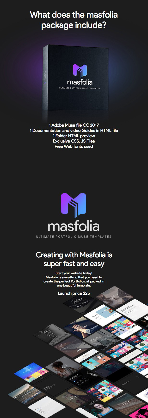 Masfolia - Ultimate Portfolio Muse Templates - 3